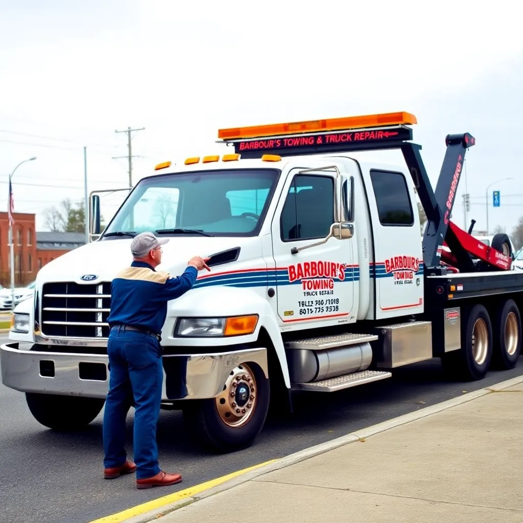 Negocio Barbour's Towing & Truck Repair