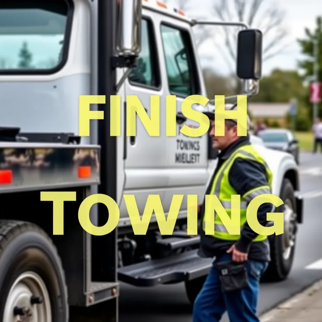Negocio Finish Line Towing