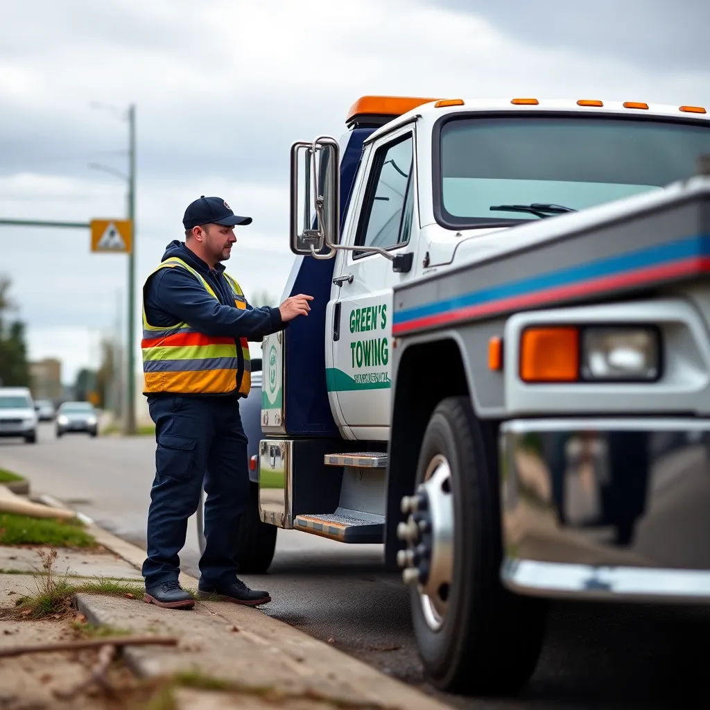 Negocio Green's R&r Wrecker Service