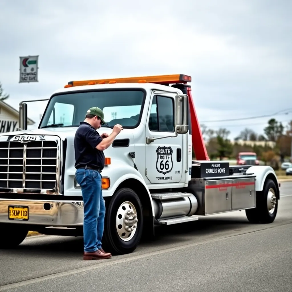 Negocio Route 66 Towing Service Grua Tow Truck